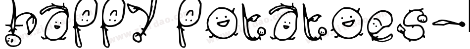 Happy Potatoes字体转换